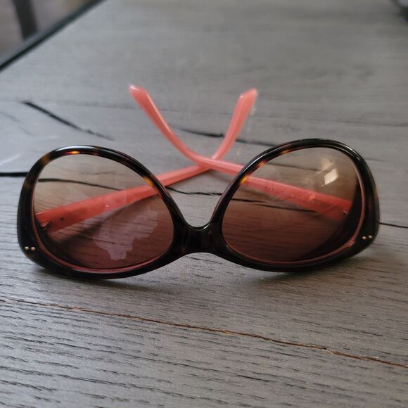 Kate Spade Sunglasses Angelique/S Cat-Eye 0JUH/Y6 Havana Pink 55mm Cute - Picture 7 of 8